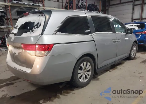 2016 Honda Odyssey Ex-L из США, поврежденный, VIN 5FNRL5H66GB091811